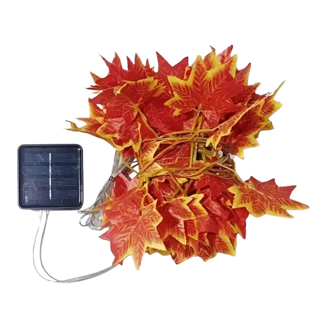 Solarna girlanda LED z jesiennymi liśćmi, MapleLeaf - Image 6