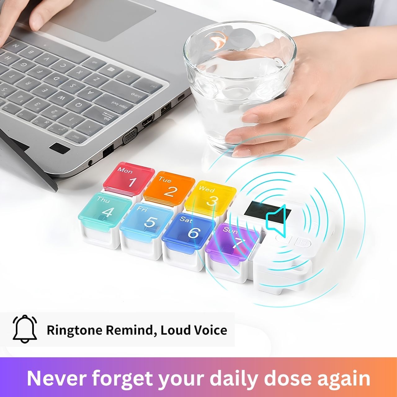 Elektroniczny organizer na tabletki z przypomnieniem, MediReminder - Image 10