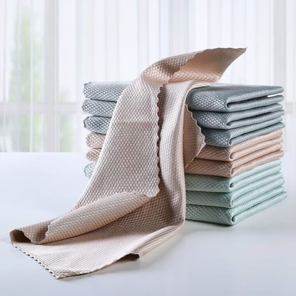 Microfiber Cloth, uniwersalna ściereczka do czyszczenia z mikrofibry (4 szt.) - Image 1
