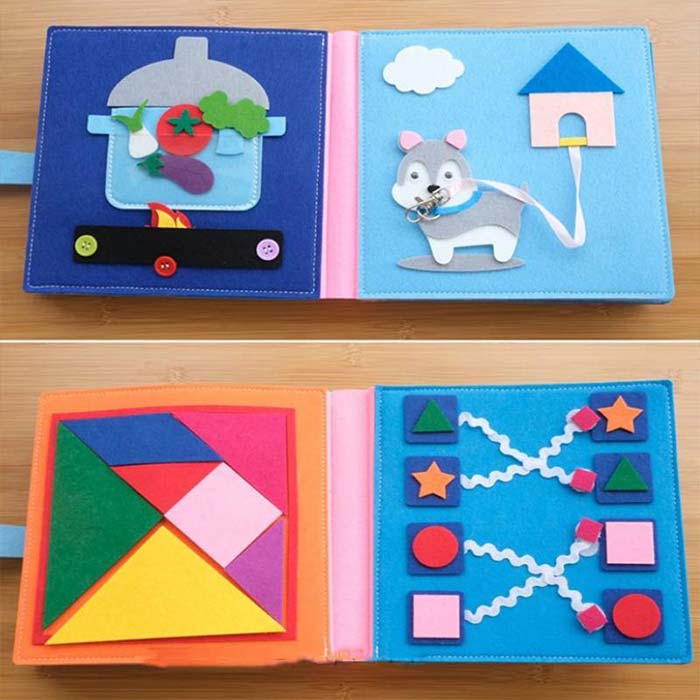 MontessoriBook - cicha książka z różnymi aktywnościami - Image 8
