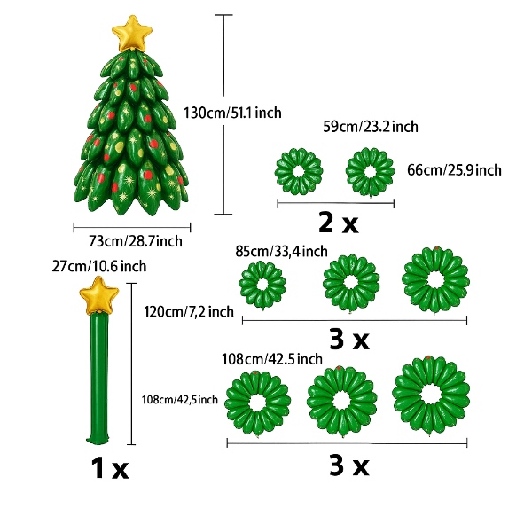 NAPJELKA, Inflacyjna choinka bożonarodzeniowa 130 cm - Image 9