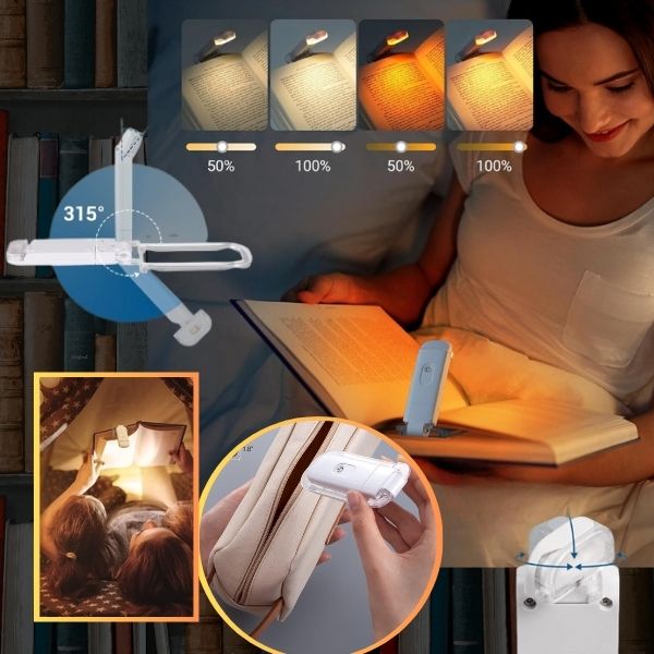 NIGHTREADER, Lampa do czytania dla miłośników książek - Image 6