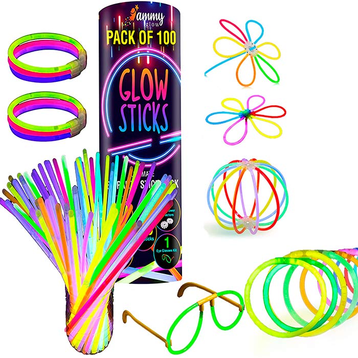 NeonGlowSticks, zestaw neonowych pałeczek i innych zabawnych akcesoriów - Image 1