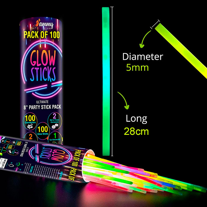 NeonGlowSticks, zestaw neonowych pałeczek i innych zabawnych akcesoriów - Image 2