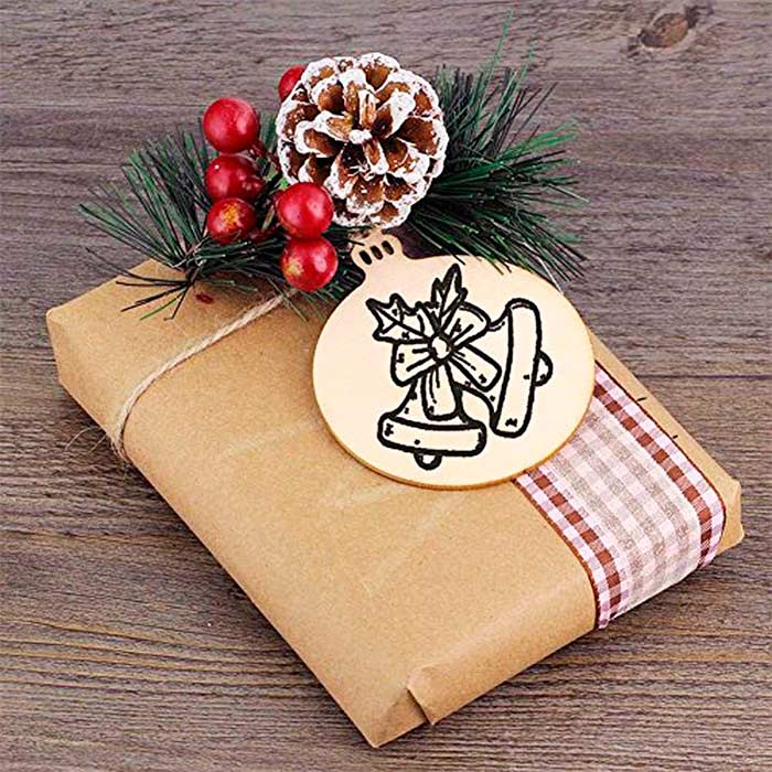 Ornamenty, drewniane ozdoby świąteczne, które samodzielnie tworzysz (30 sztuk) - Image 5