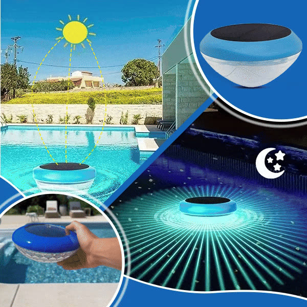 Solarny światło do basenu lub stawu, POOLSOLAR - video