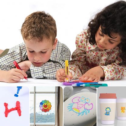 PUFYPEN, 3D Magiczne Długopisy (6 Sztuk) - Image 4