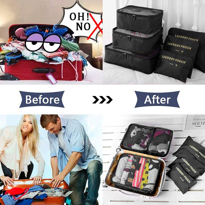 PackingBags, podróżne torby organizacyjne (6 sztuk) - Image 4