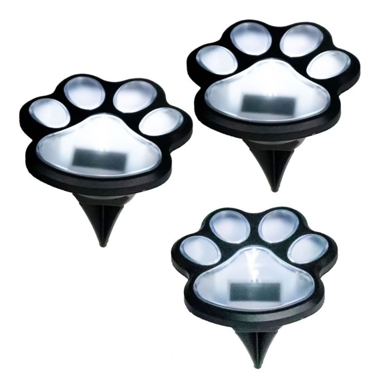 Solarne lampki LED w kształcie łapek, Paws - Image 4