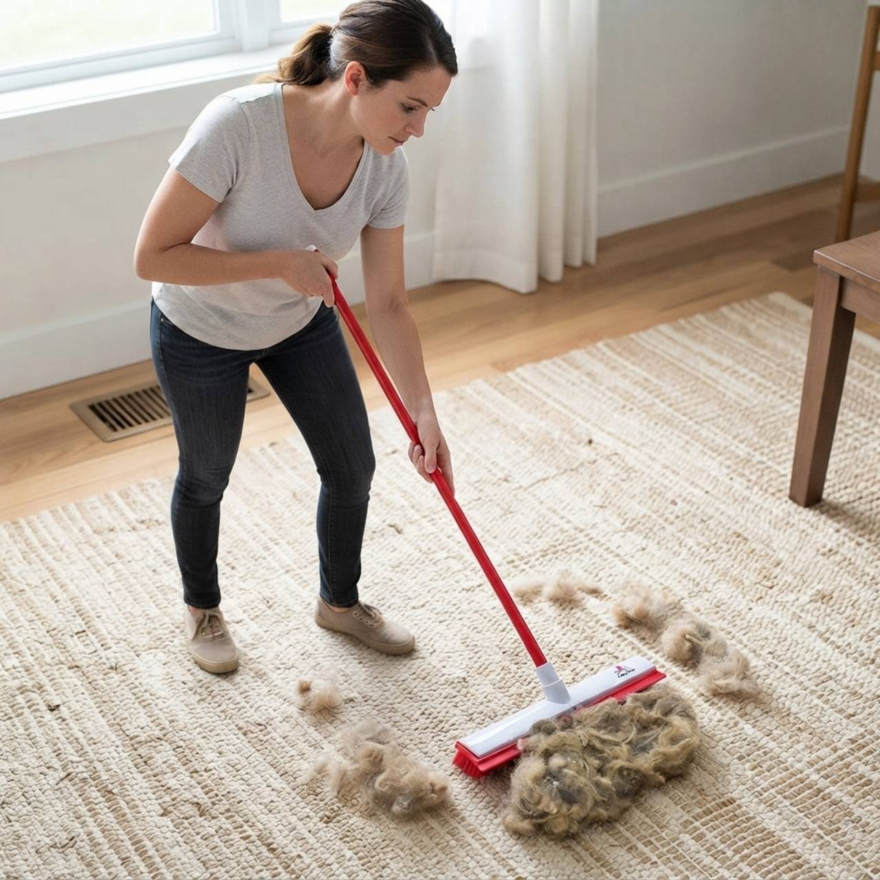 Gumowa miotła do usuwania sierści, PetBroom - Image 2
