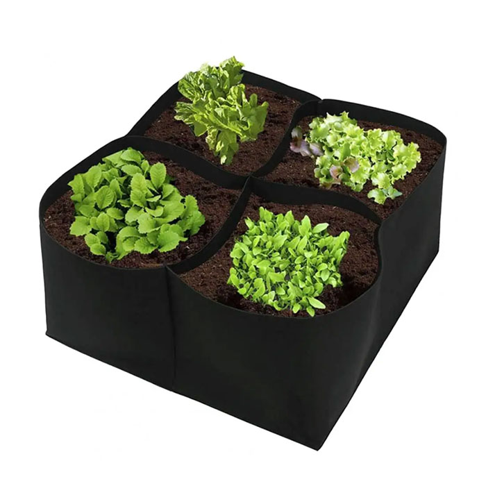 Pocket4Garden, przenośne grządki ogrodowe z 4 oddzielnymi przegrodami - Image 1