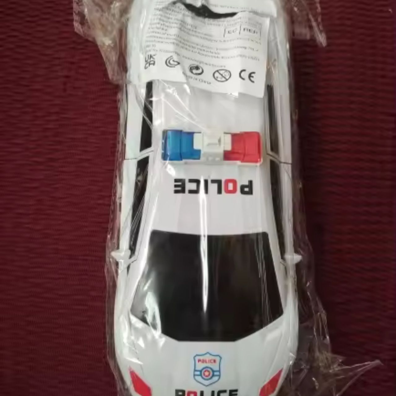 PoliceCar, policyjny samochód z lampkami LED - Image 8