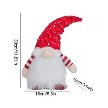 RUDDOL, Świecący bożonarodzeniowy skrzat do dekoracji - Image 2