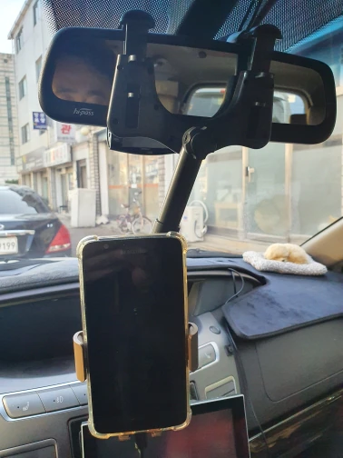 RotatableCarHolder, 360-stopniowy uchwyt na telefon, który można zamontować na lusterku wstecznym - Image 2