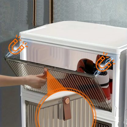 STORBIN, Składany pojemnik na kółkach StackBox - Image 4