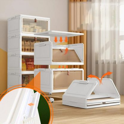 STORBIN, Składany pojemnik na kółkach StackBox - Image 5