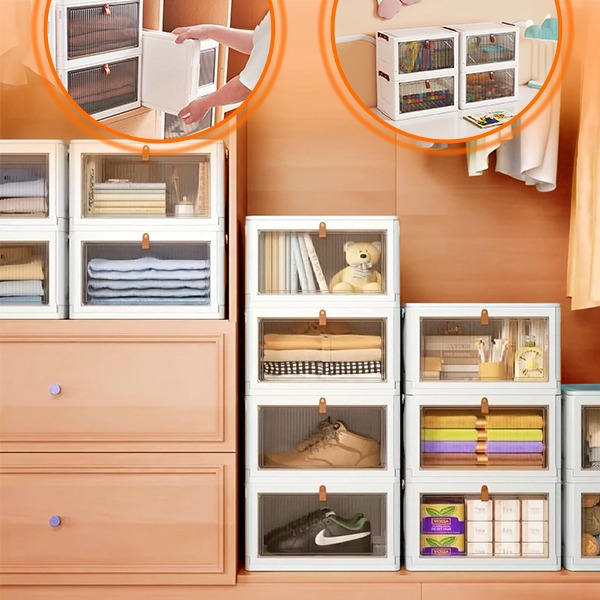 STORBIN, Składany pojemnik na kółkach StackBox - Image 8