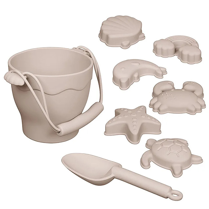 SandBucket, 8-częściowy zestaw zabawek do piaskownicy dla dzieci - Image 1