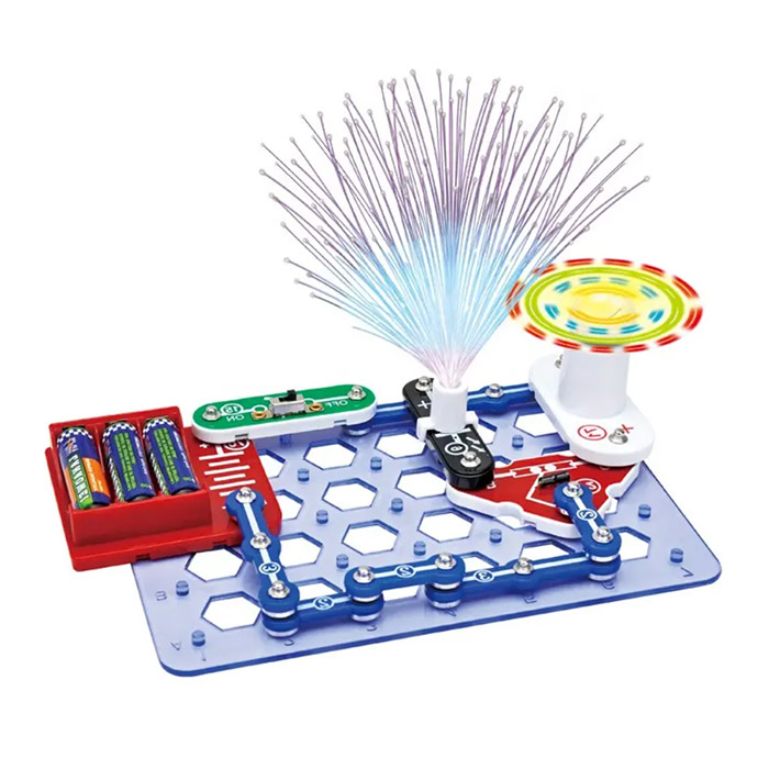 ScienceKit, edukacyjna zabawka, w której dziecko uczy się podstaw elektryczności (17-elementowy zestaw) - Image 1