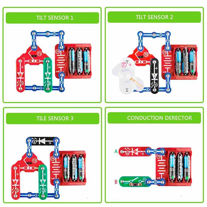 ScienceKit, edukacyjna zabawka, w której dziecko uczy się podstaw elektryczności (17-elementowy zestaw) - Image 6