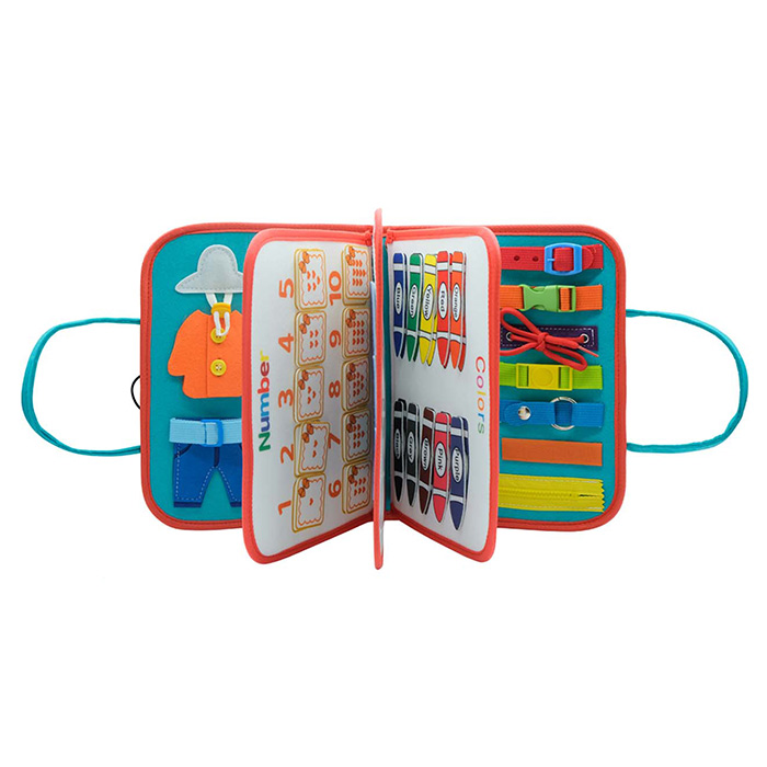 SensoryBook, zabawka dydaktyczna z 7 różnymi aktywnościami - Image 1