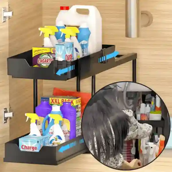 Shelfy, dwupoziomowa jednostka półkowa do organizacji - Image 1
