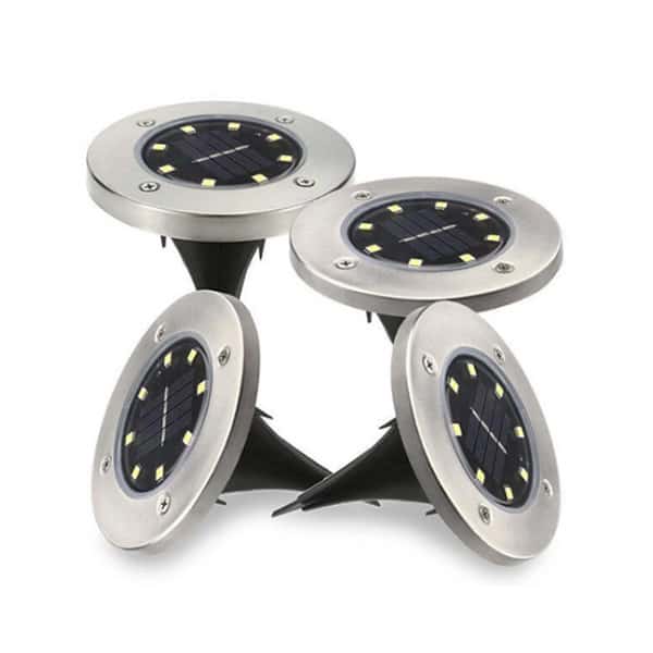 SolarGardenLights, 4 solarne lampki LED do ogrodu lub na ścieżkę - Image 1