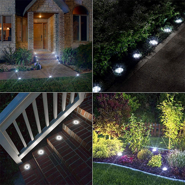 SolarGardenLights, 4 solarne lampki LED do ogrodu lub na ścieżkę - Image 7