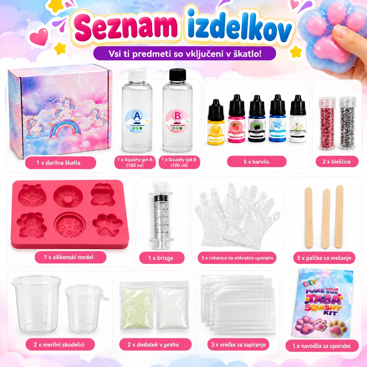 Zestaw do tworzenia figurek DIY, SquishyMaker - Image 7