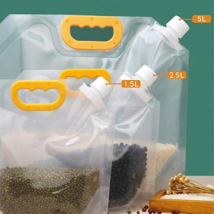 3 wytrzymałe torby do przechowywania o wymiarach 1,5l, 2,5l i 5l!