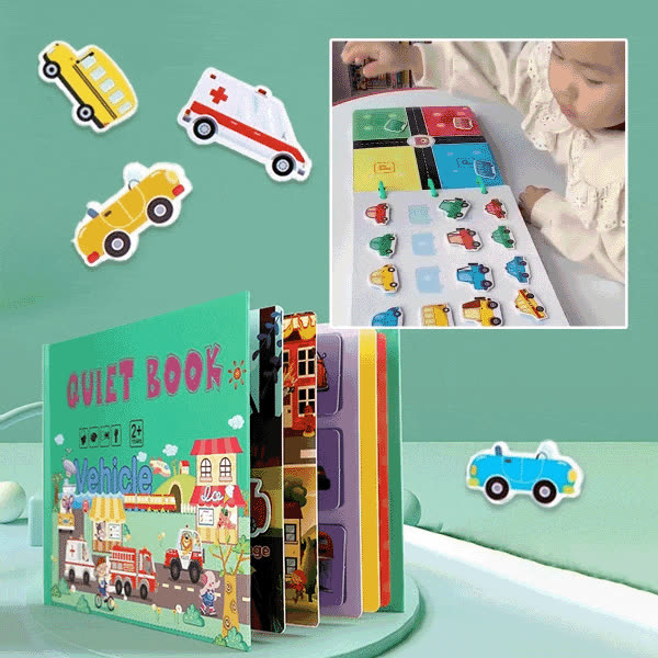 TIHKNJIGA, Interaktywna książka Montessori z naklejkami - video