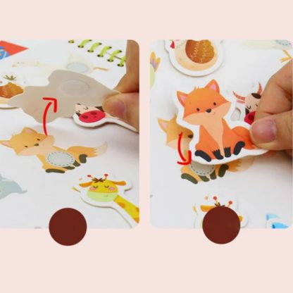 TIHKNJIGA, Interaktywna książka Montessori z naklejkami - Image 2