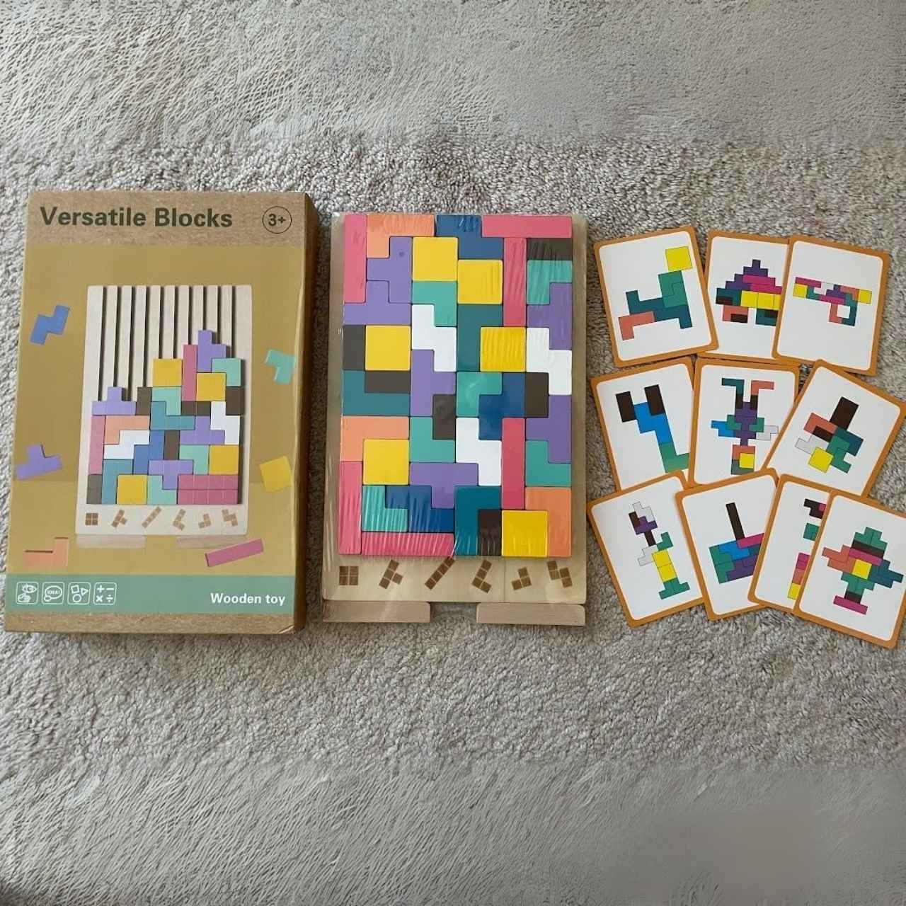Tetris, drewniana zabawka dydaktyczna - Image 8