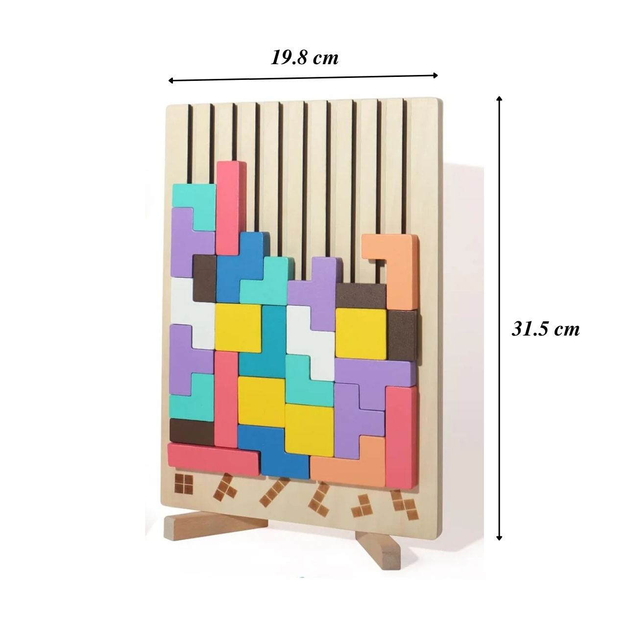 Tetris, drewniana zabawka dydaktyczna - Image 9