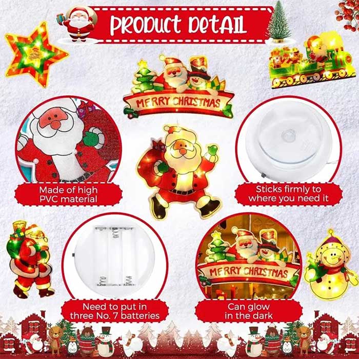 TrioLed, Zestaw 3 dekoracji świątecznych z diodami LED - Image 5