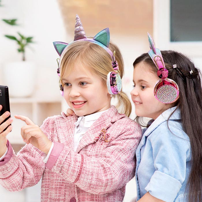 UnicornBuds, bezprzewodowe słuchawki dla dzieci z wyglądem jednorożca - Image 2