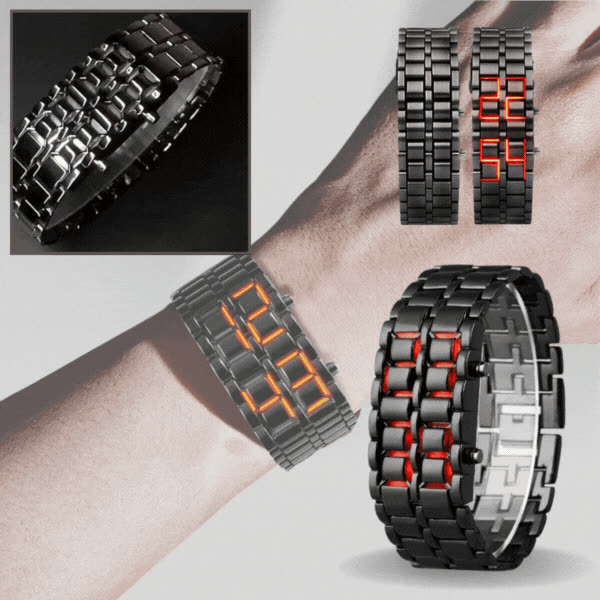 WATCHAIN-TST, TechTime zegarek LED na nadgarstek - video
