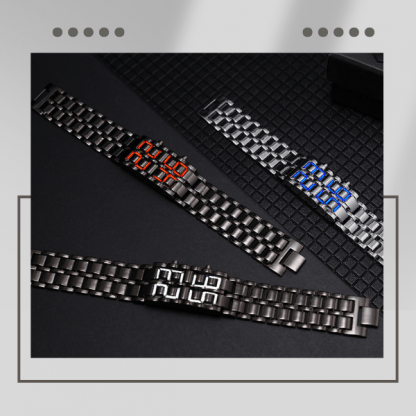 WATCHAIN-TST, TechTime zegarek LED na nadgarstek - Image 3