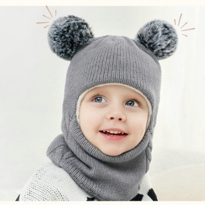 WINHAT-ROZ, CozySnug czapka z szalikiem dla dzieci - Image 4