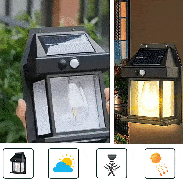 WLAMP, Zewnętrzna lampa solarna z czujnikiem ruchu - video