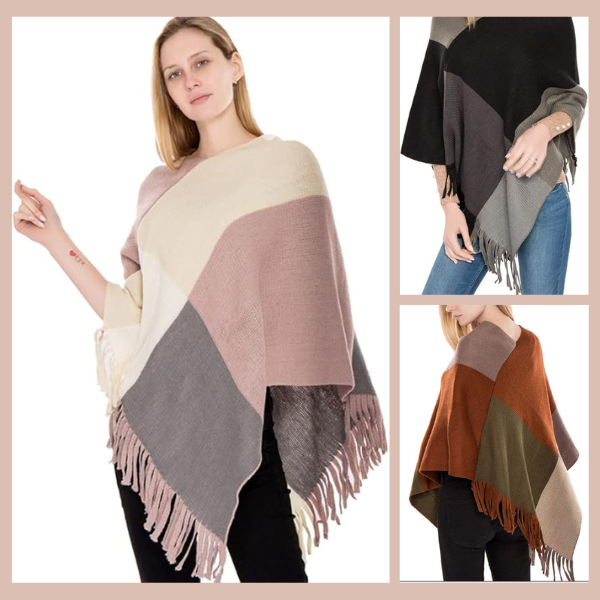 WLSHAWL-RDE, Wielokolorowy wełniany szal - Image 7