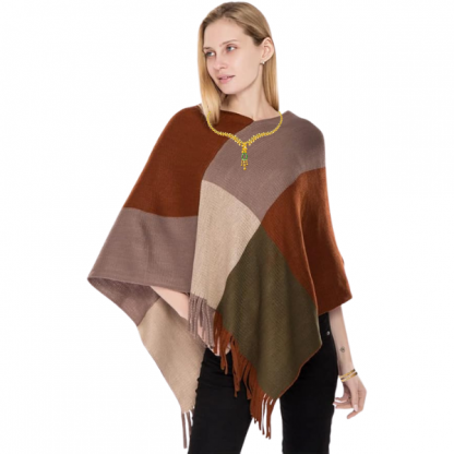 WLSHAWL-ROZ, Elegancki wełniany szal - Image 2