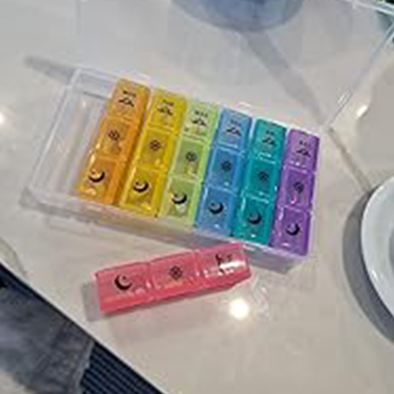 WeeklyBox, organizer na tabletki, suplementy diety lub witaminy - Image 5