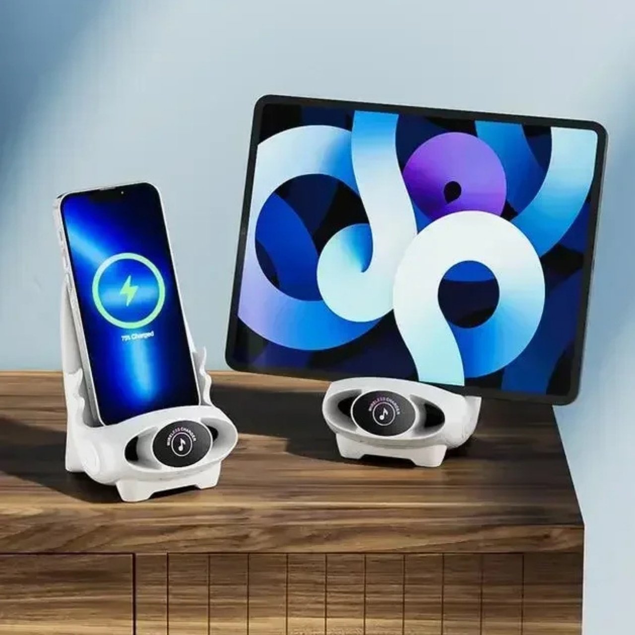 WirelessCharger, bezprzewodowa szybka ładowarka i uchwyt na telefon w jednym - Image 6