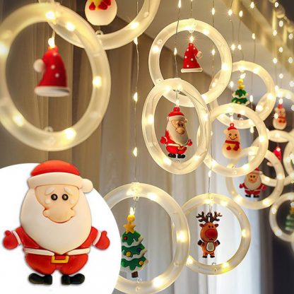 XMASLED, Świąteczne pierścienie LED z figurkami - Image 1