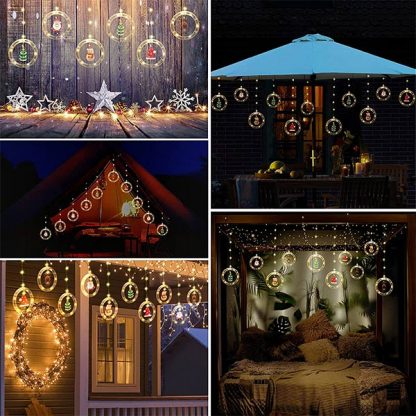 XMASLED, Świąteczne pierścienie LED z figurkami - Image 4