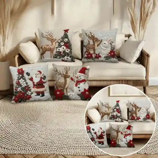 CutePillows, poszewki na poduszki świąteczne (4 sztuki) - Image 1