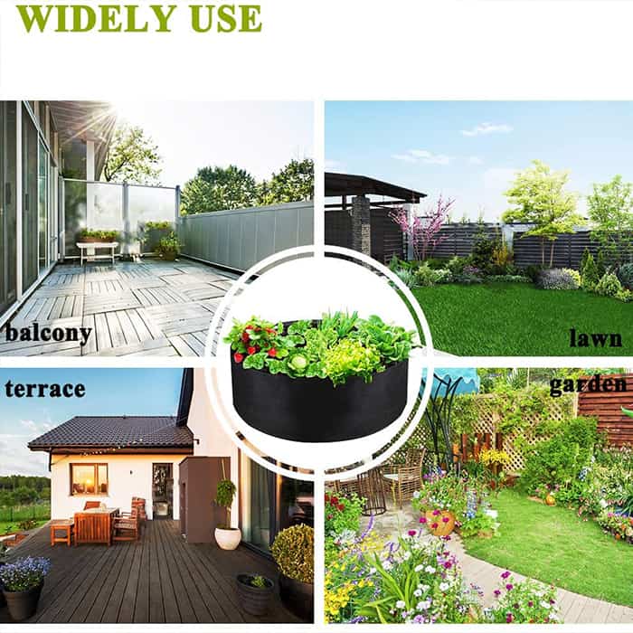 Garden GrowBag, rabatka ogrodowa wykonana z materiału zapewniającego bujny wzrost wszystkich rodzajów roślin