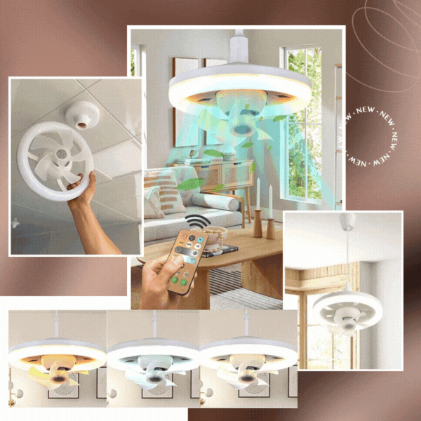 FANLIGHT, Wentylator z lampą – LightFan